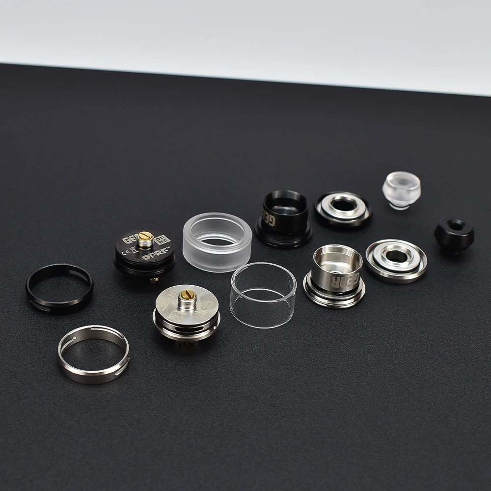 Электронная сигарета Gear 24 мм RTA, атомайзер 24 мм 316 SS 2,3 мл/3,5 мл