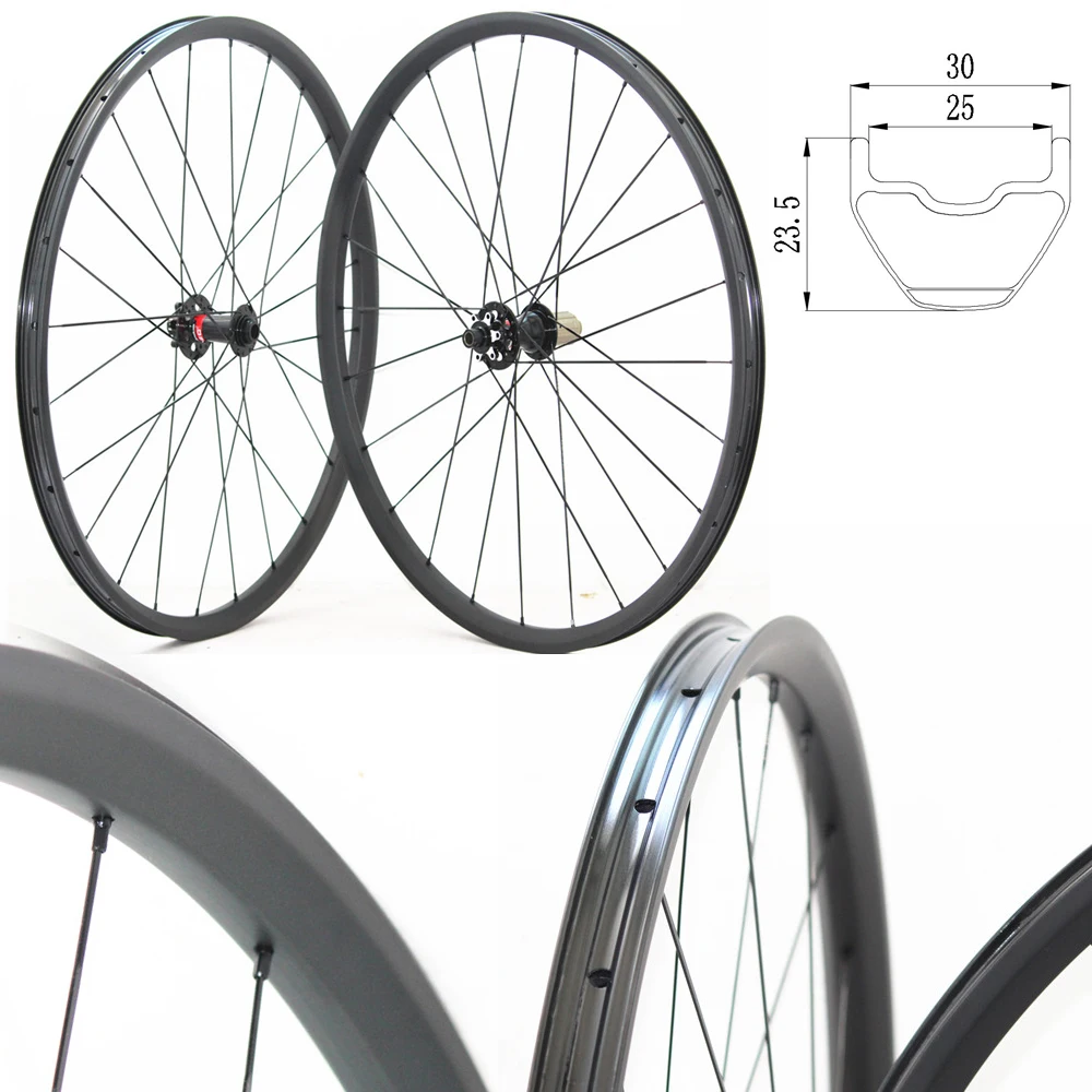 

Ultralight XC 29er Mountain Bike T800 Carbon Hookless Rims Bicycle Wheel Mountain Disc Brake Bicycle Wheelset Axle 100*15 148*12