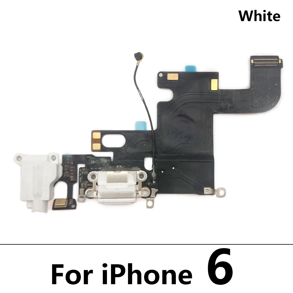 For Iphone 6 6S 7 8 Plus Dock Connector Micro USB Charger Charging Port Flex Cable Microphone Board Replacement Parts