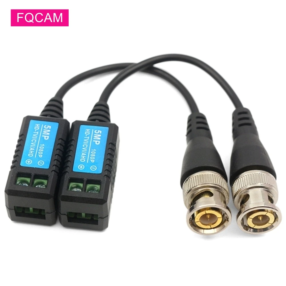 Cámara analógica AHD de 5MP, sistema CCTV, Balun de vídeo, par trenzado, protección de transmisor para cámaras analógicas de 2MP y 5MP, lote de 10