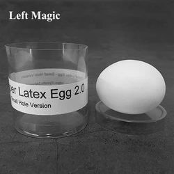 Super Latex Egg 2.0 - Small Hole Version(1pc/case) Magic Tricks Real-looking Egg Magia Stage Illusions Gimmick Accessores Funny