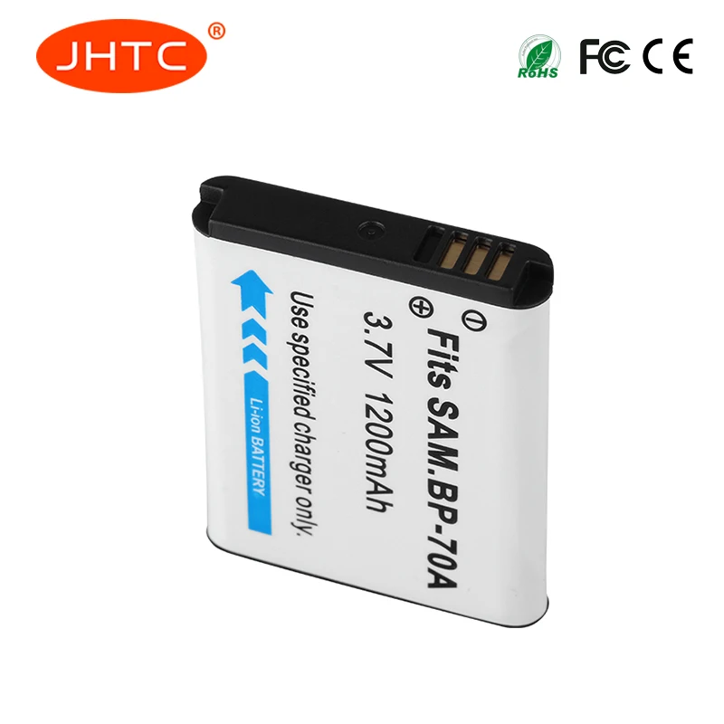 بطارية 1200 مللي أمبير BP-70A BP 70A لأجهزة سامسونج AQ100، ES65، ES67، ES70، ES71، ES73، ES74 EA-BP70A IA-BP70A بطارية ليثيوم أيون