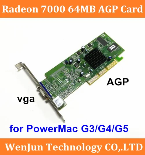 High Quality for PowerMac G3 G4 G5 Graphic Card  NEW ATI Radeon 7000 AGP 64MB VGA Video Graphic  Card