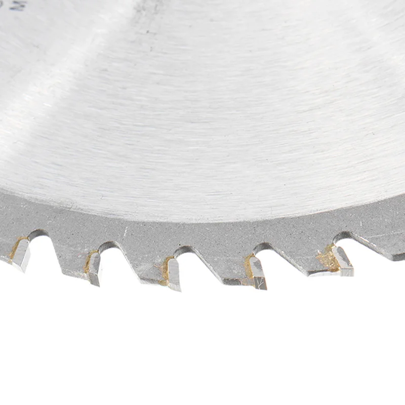 Hoja de sierra circular de 165 mm y 48 dientes Hoja de sierra de acero de tungsteno para corte de carpintería duradera