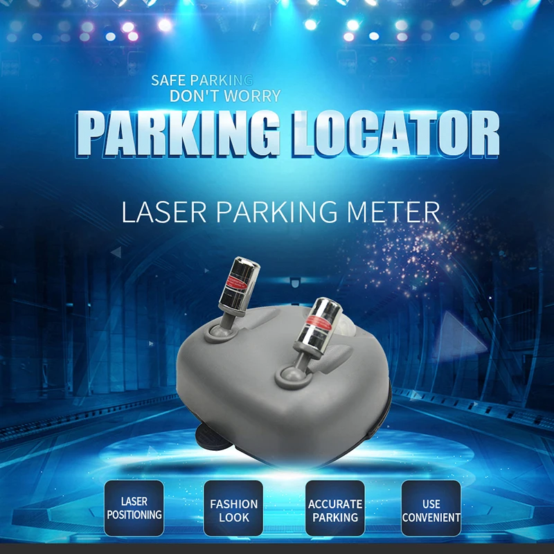 Laser Parking Meter Car Garage Ceiling Location Positioning Correction Parking Sensor Aid Monitor System BP-01 Double-end