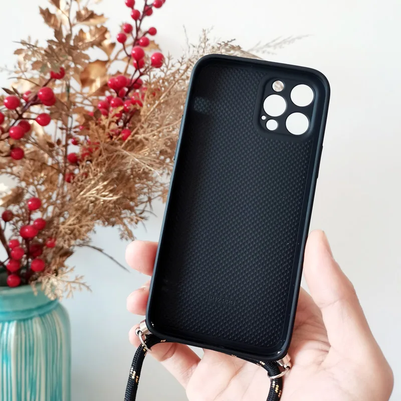 Funda de cuero personalizada con letras doradas y plateadas, carcasa de lujo con cordón para iphone 14, 13, 12, 11 Pro Max, XS, XS Max, 7, 8 Plus, 12, 13 Mini