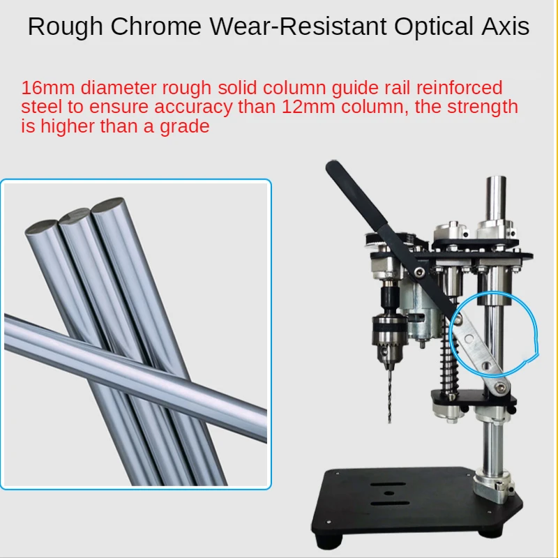 Perforatrice da banco a velocità variabile fai-da-te di precisione da tavolo portatile da banco da 220V