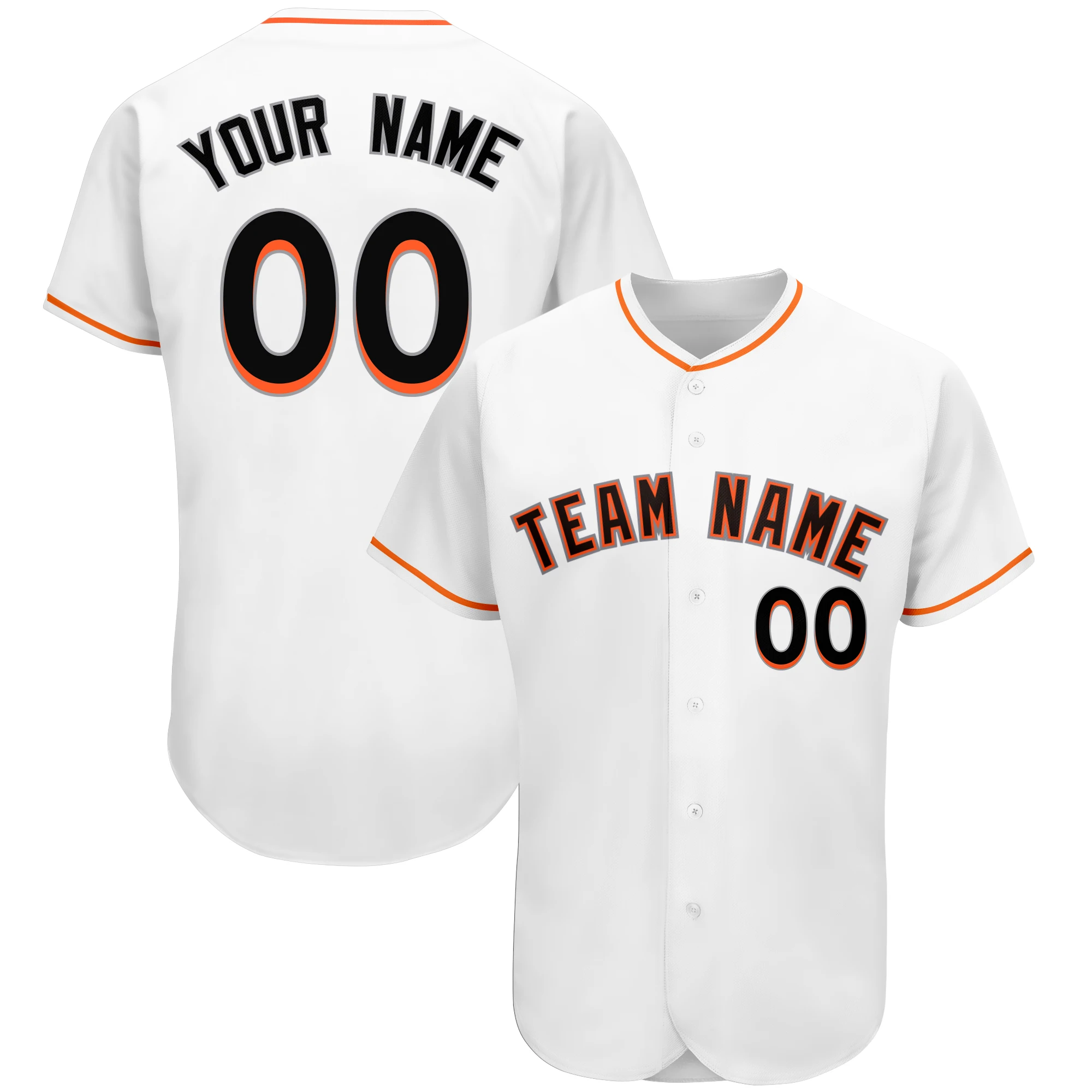 

High Quality Baseball Jersey Print Team Name/Number Active Short Sleeve V-neck Streetwear for Men/Women/Child Outdoors/Indoors