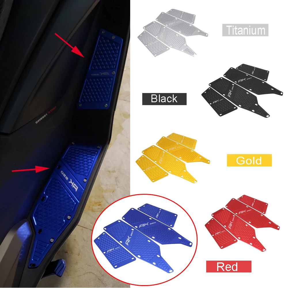 2017-2020 pięć kolorów akcesoria motocyklowe dla KYMCO AK550 dekoracja wał napędowy i osłona wahacza podnóżek podpórka