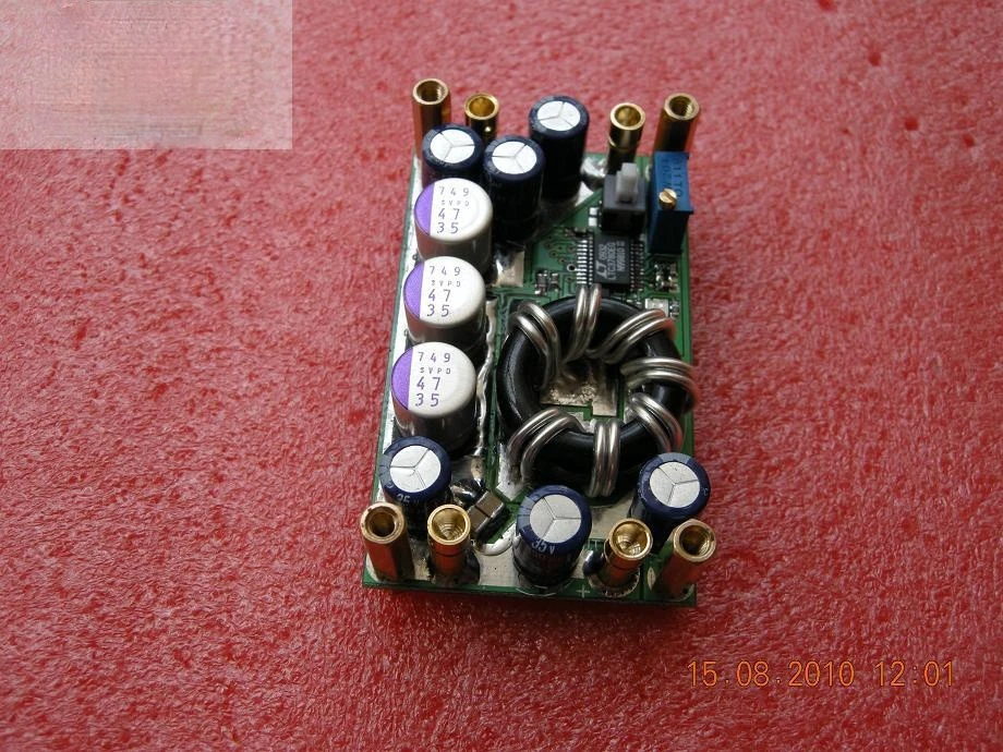 Módulo de fonte de alimentação portátil do computador do carro. 15a ltc3780 buck-boost módulo de fonte de alimentação DC-DC