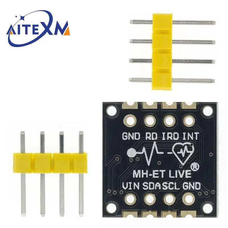 MAX30102 MAX30100 Heart Rate Sensor Module Puls Detection Blood Oxygen Concentration Test For Arduino Ultra-Low Power