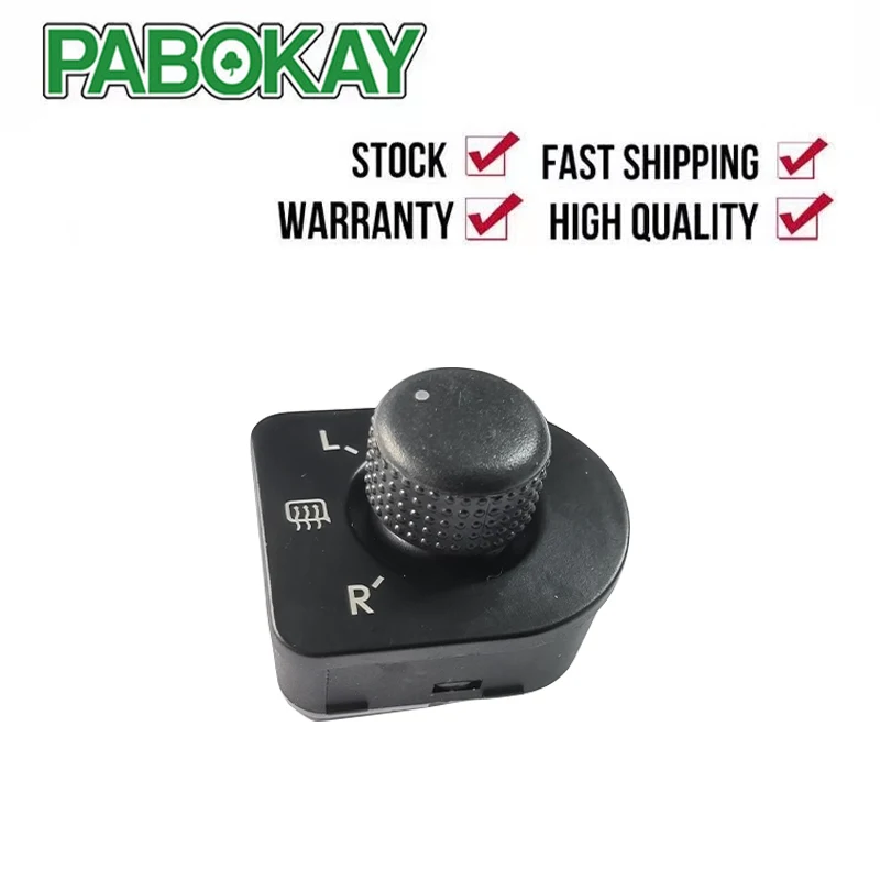 New Side Mirror Switch Knob w/ Heat 1J1959565F For VW /Passat B5/5.5 /Beetle 1998-2006