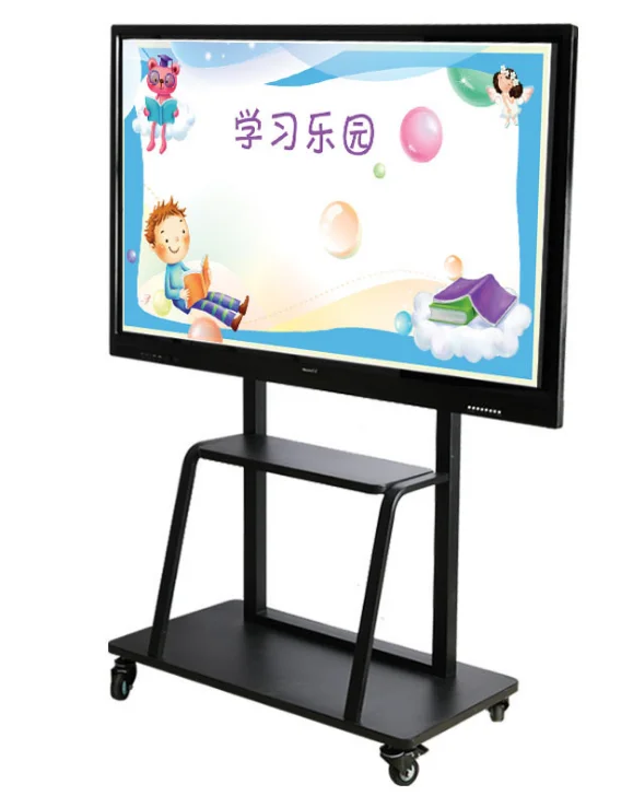 Elektronische lehre digitale präsentation boards interaktive touch screen monitor 75 zoll smart tv whiteboard