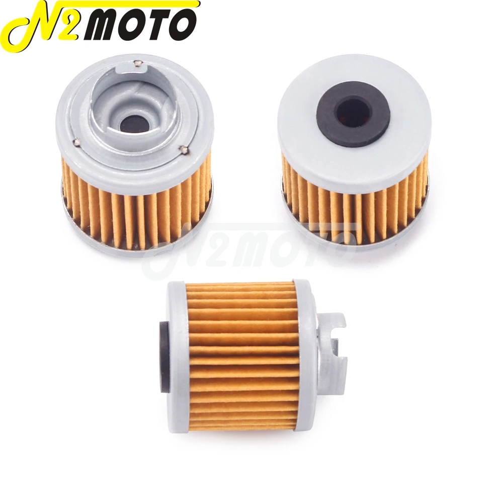 3PCS Motor Engine Oil Cleaner Filter for Honda ATC125M TRX125 FourTrax YX Zongshen ZS190 Kitaco Takegawa Daytona 150/190 Anima