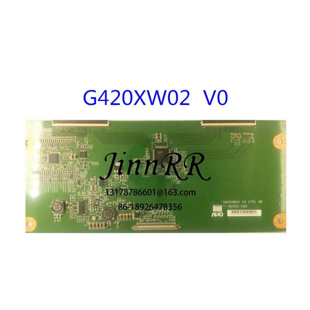 42G02-C02 สำหรับAU G420XW02 V0 Logic BOARDการทดสอบอย่างเข้มงวดการประกันคุณภาพ 42G02-C02