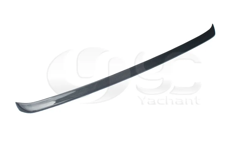 Carbon Fiber CF Gurney Flap Fit For 2008-2012 Lancer Evolution EVO X EVO 10 VTX Style Gurney Flap Rear Spoiler Wing