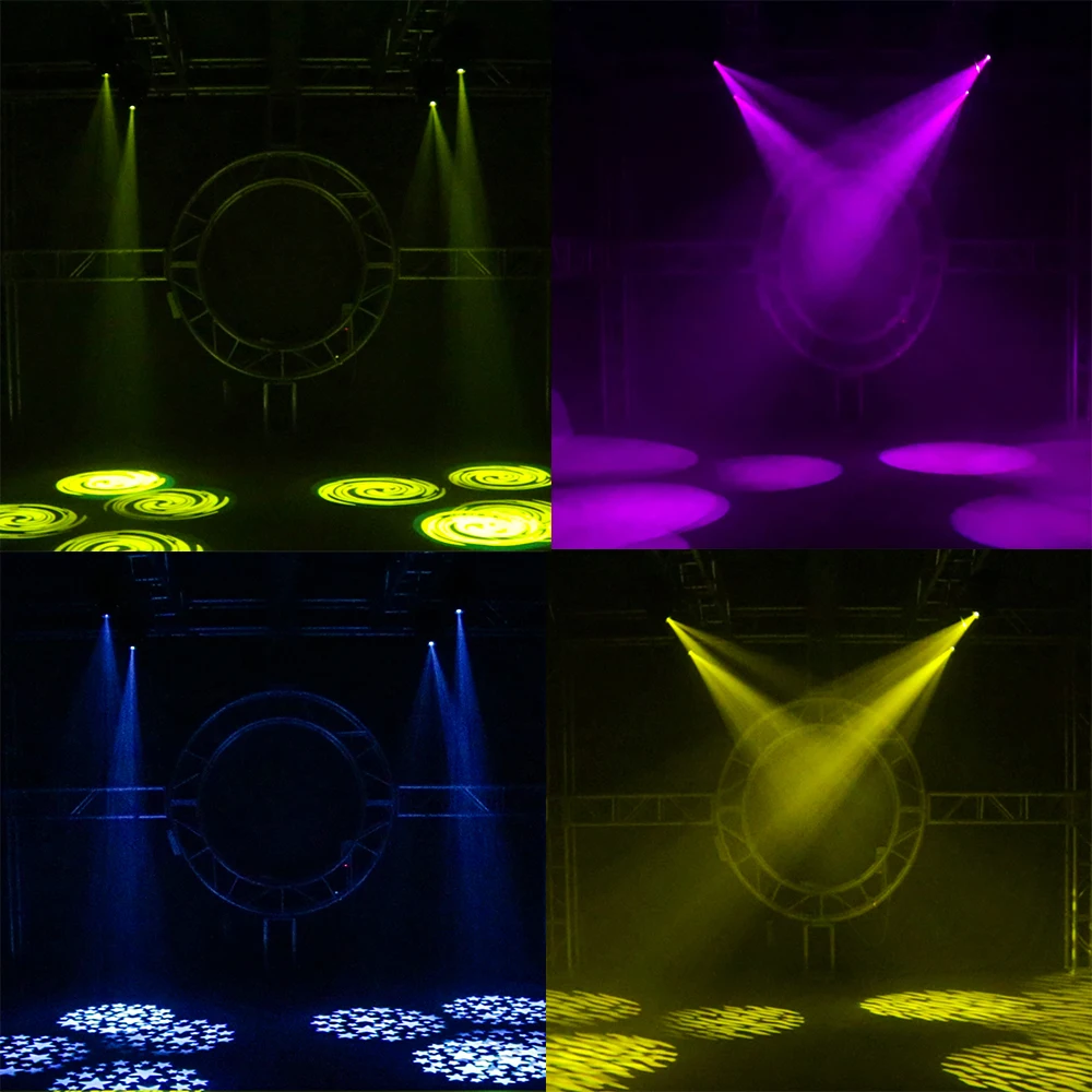 Imagem -06 - Shehds-led Stage Effect Lighting 3-face Prisma Spot Moving Head Lights Dmx Control 80w Festa Bar dj Disco Dmx