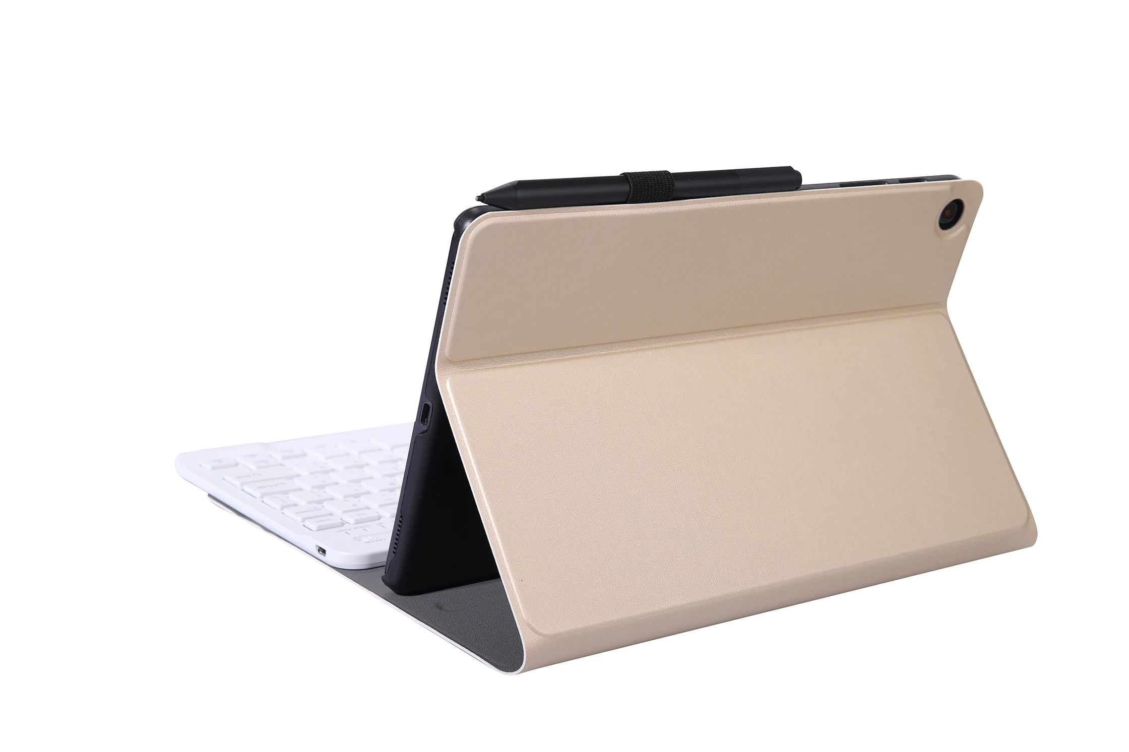 Imagem -06 - para Samsung Galaxy Tab um 10.12023 T510 Ultra-fino Split Bluetooth Teclado Case de Couro