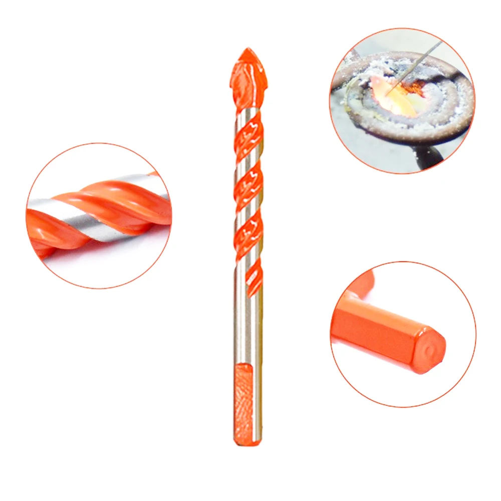 NEW 3/4/5Pcs Multi-Material Drill Bit Set for Porcelain Ceramic Tile Concrete Brick Glass Plastic Metal Masonry
