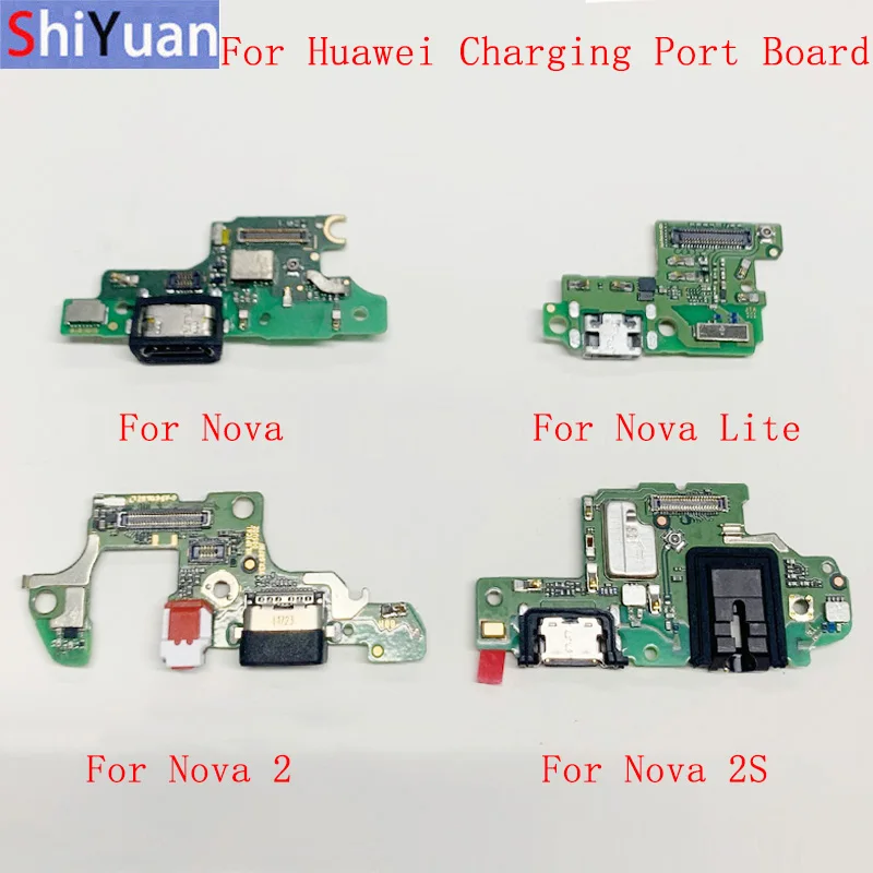 

10pcs Original USB Charging Dock Port Connector Board Flex Cable For Huawei Nova Lite 2 Nova 2S 2PReplacement Parts