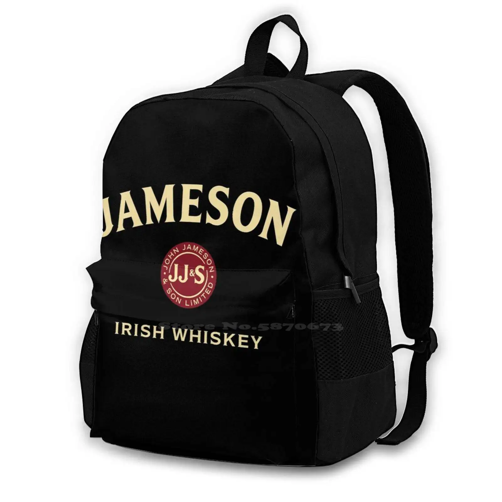 Der Ruhm von Irland Rucksack für Schüler Schule Laptop Reisetasche Irish Jameson Irish Whisky John Jameson Bier Schnaps Wodka