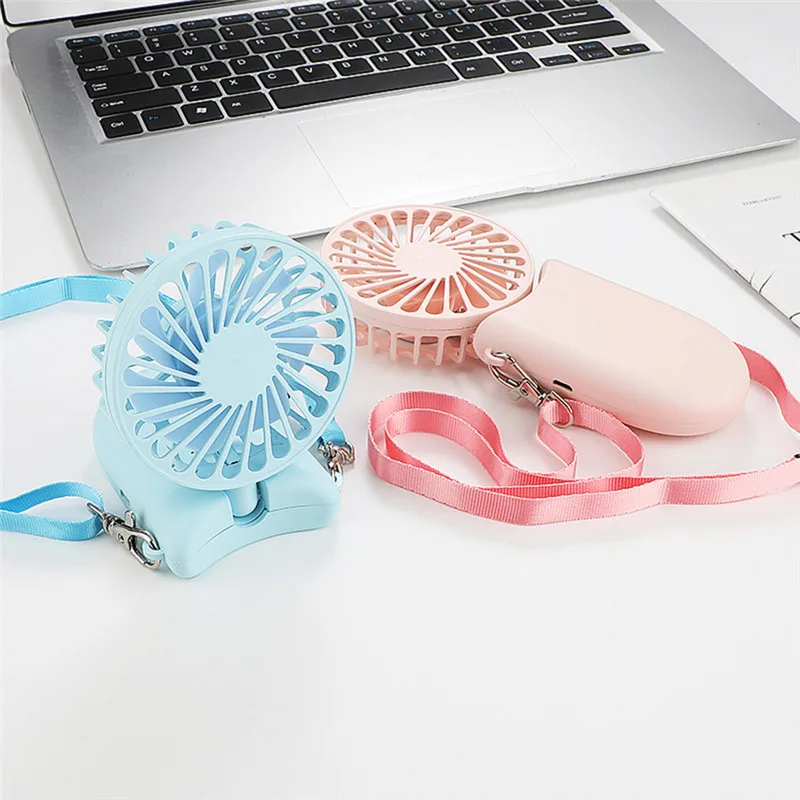 Портативный мини-вентилятор с подвесной шеей, летний портативный Электрический кулер с зарядкой от USB для дома, путешествий, офиса