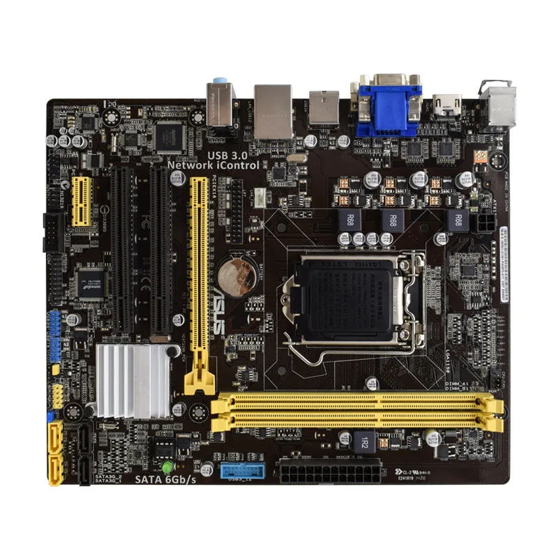 Placa-mãe ASUS-Micro ATX, H81M-C, BM6AD, LGA1150, DDR3, USB 3.0, PCI-E, X16, H81M-C, BM6AD, Core i3-4170, i5-4430