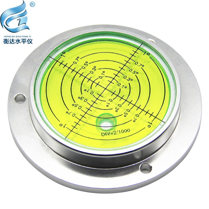 Crane support leg horizontal bubble metal flange level high-precision measurement level 80 * 62 * 15mm