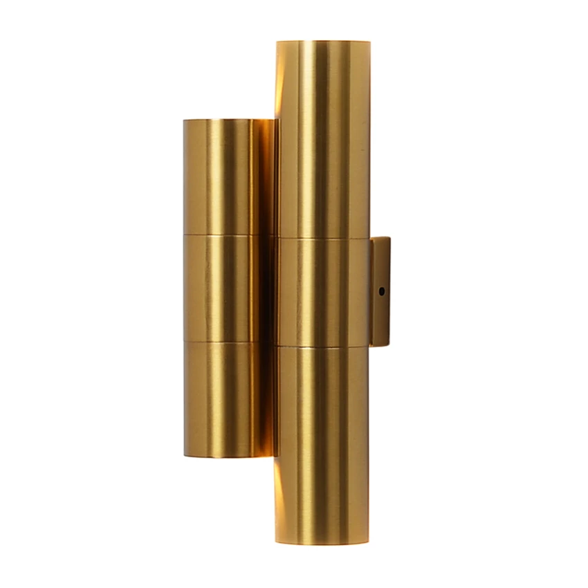 Nordic cylinder electric gold wall lamps aisle bedroom bedside lamp modern living room foyer study sconces wall lights lighting