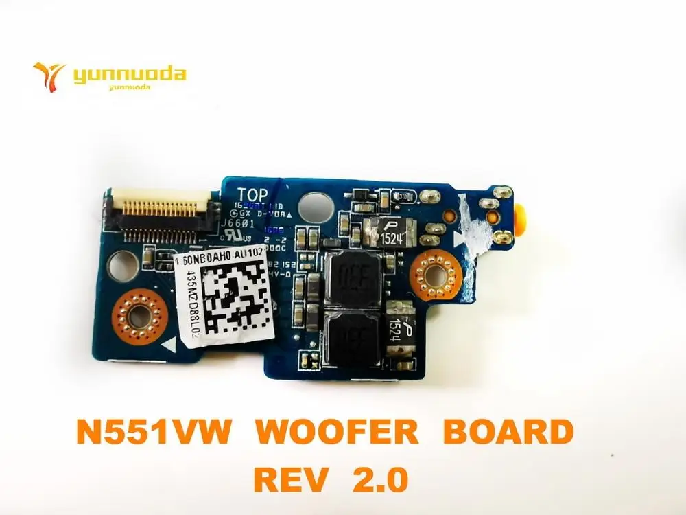 Original for ASUS  N551VW AUDIO board  N551VW  WOOFER  BOARD  REV  2.0  tested good free shipping