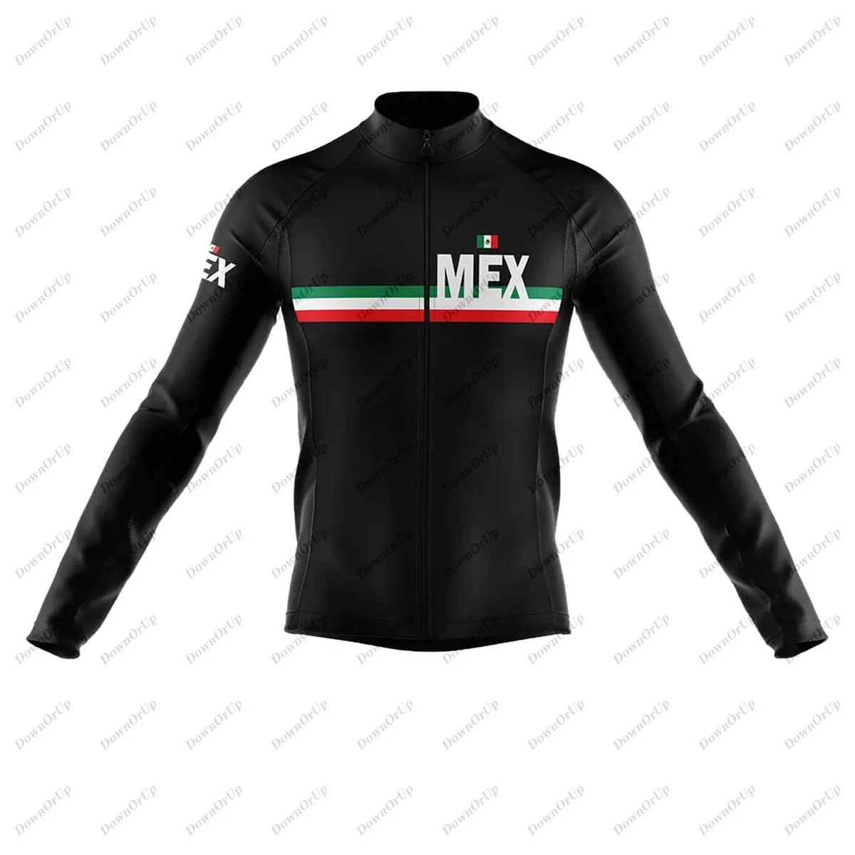 Mexico Men\'s Long Sleeve BIke Cycling Jersey Worn in Three Seasons Professional Cycling Clothing Maillot Ciclismo Hombre