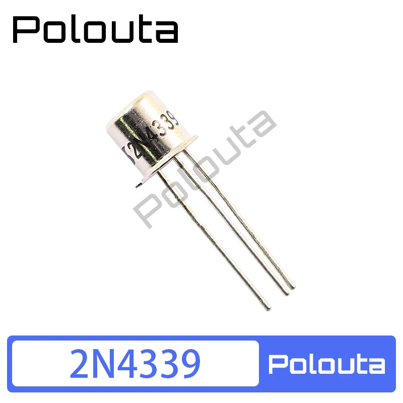 Polouta 2N4339 CAN3 Iron Cap N-Channel JFET Low Noise Amplifier Tripod Transistors Electronic Components