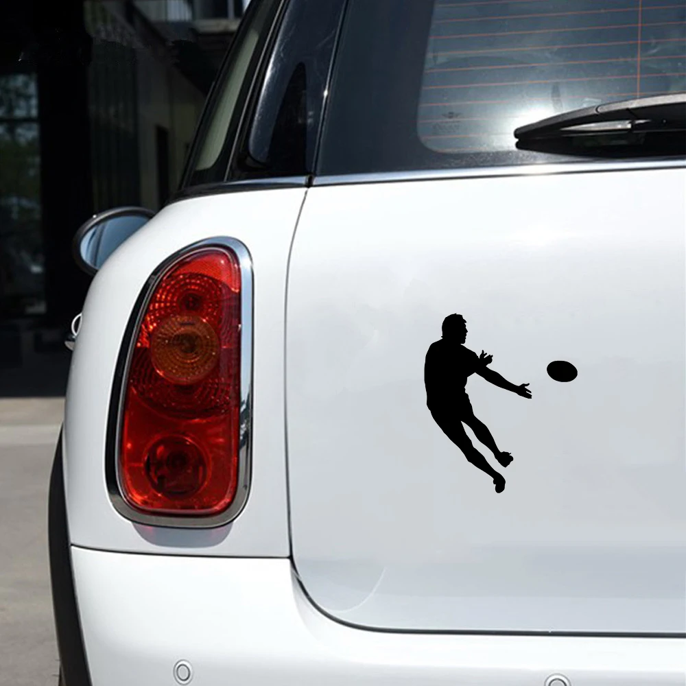 16*13.6cm RUGBY PLAYER Vinyl Decal Sticker Handsome And Cool Stickers Car Accessories Car Stying Creative Jdm