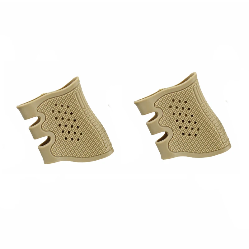 Guante de agarre de goma antideslizante táctico, funda de pistola para Glock 17, 19, 20, 21, 22, 23, 25, 31, 32, 34, 35, 37, 38, accesorios de caza