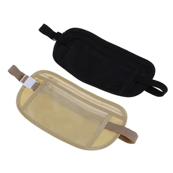 2Colors Invisible Travel Waist Packs Waist Pouch Hidden Security Wallet Gifts For Passport Money Belt Bag