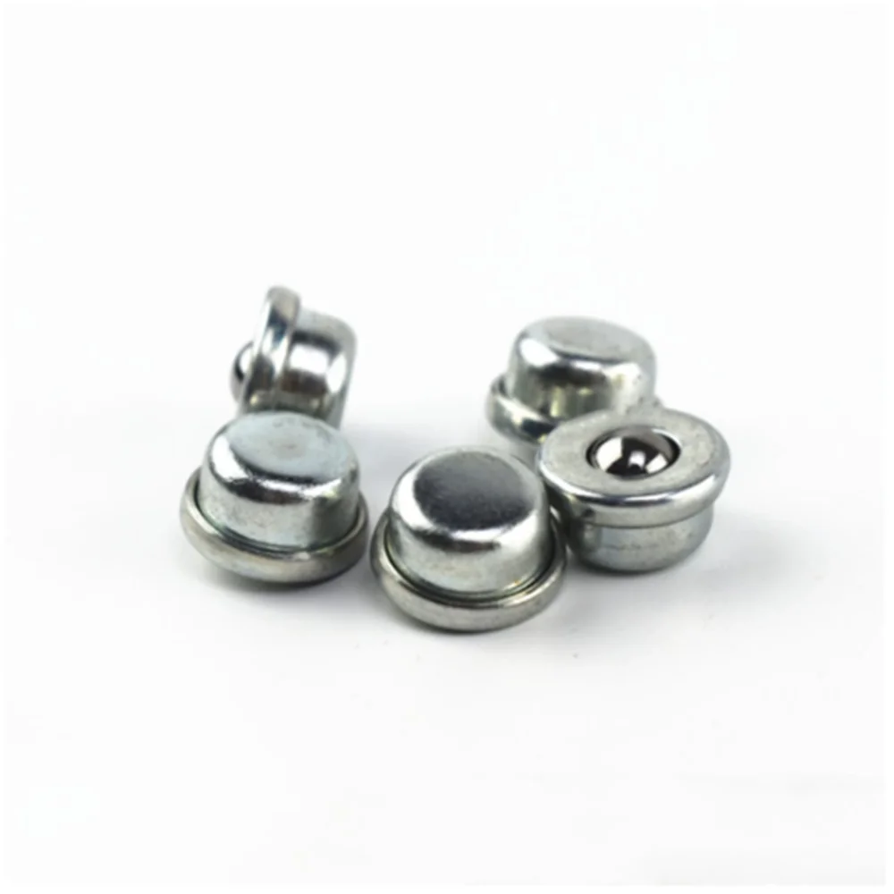 10pcs Dia 8mm Ball Metal Transfer Bearing Unit Conveyor Roller CY-8H