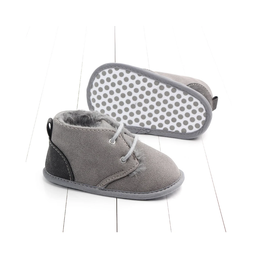 เด็กทารกเด็กฤดูหนาวที่อบอุ่นรองเท้าเด็กแรกWalkersรองเท้าผ้าใบCribทารกเด็กวัยหัดเดินรองเท้ารองเท้าทารกแรกเกิดPrewalkers