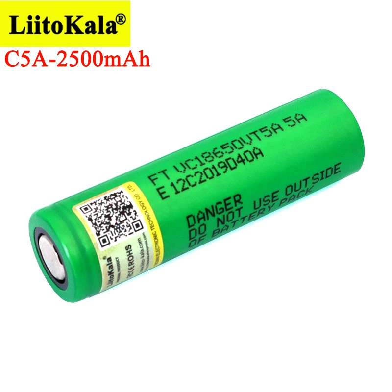 Nowy Liitokala VTC5A 2600mAh 18650 bateria litowa 20A 30A rozładowania 18650VTC5 dla baterii latarki