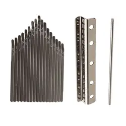 Daumen Klavier Brücke Sattel 17 Schlüssel Set Kit für Kalimba DIY Ersatz Teile