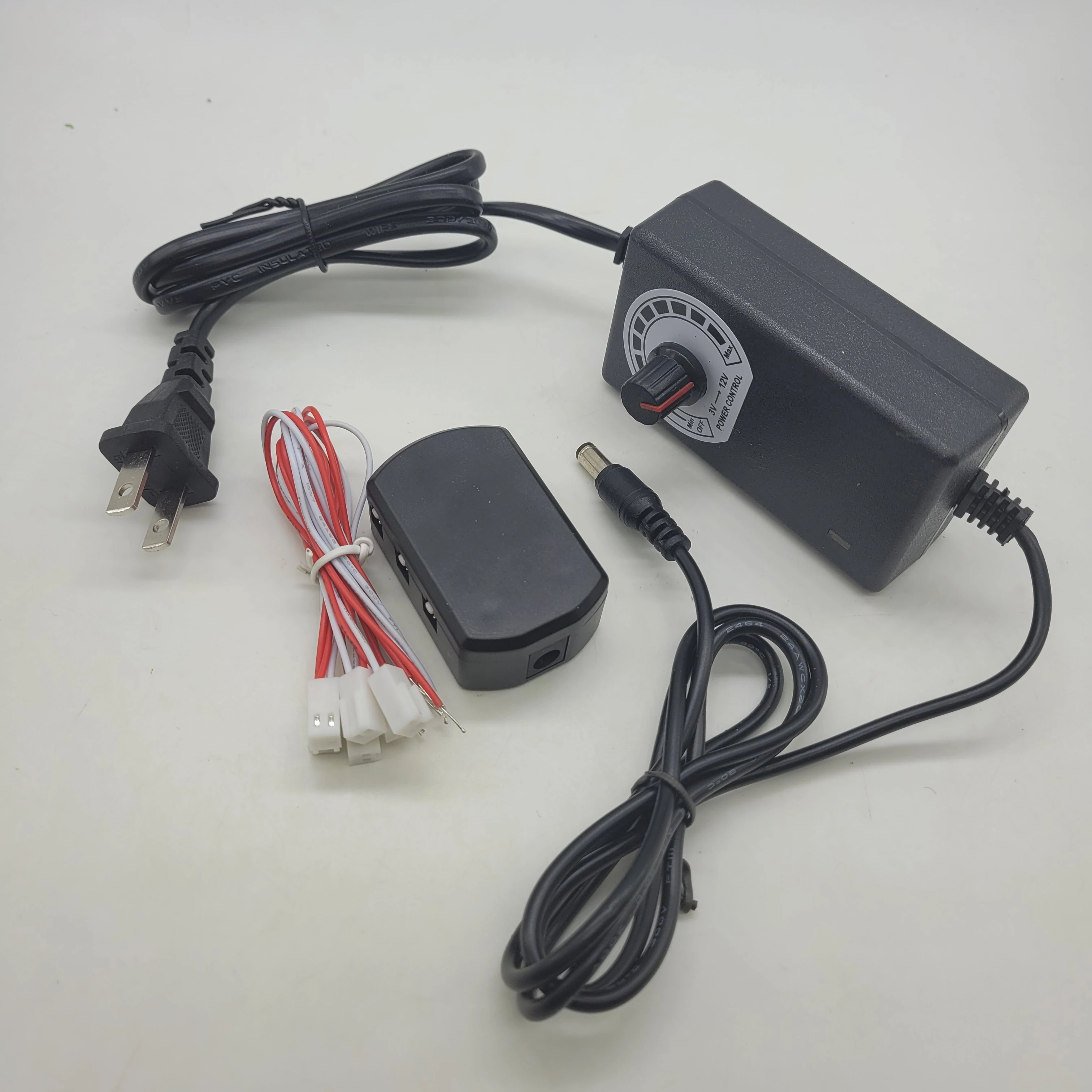 3-12v Changeable Power Supply, with 6 Output Ports adjustable power supply system Sand Table Railway/railroad/train Layout