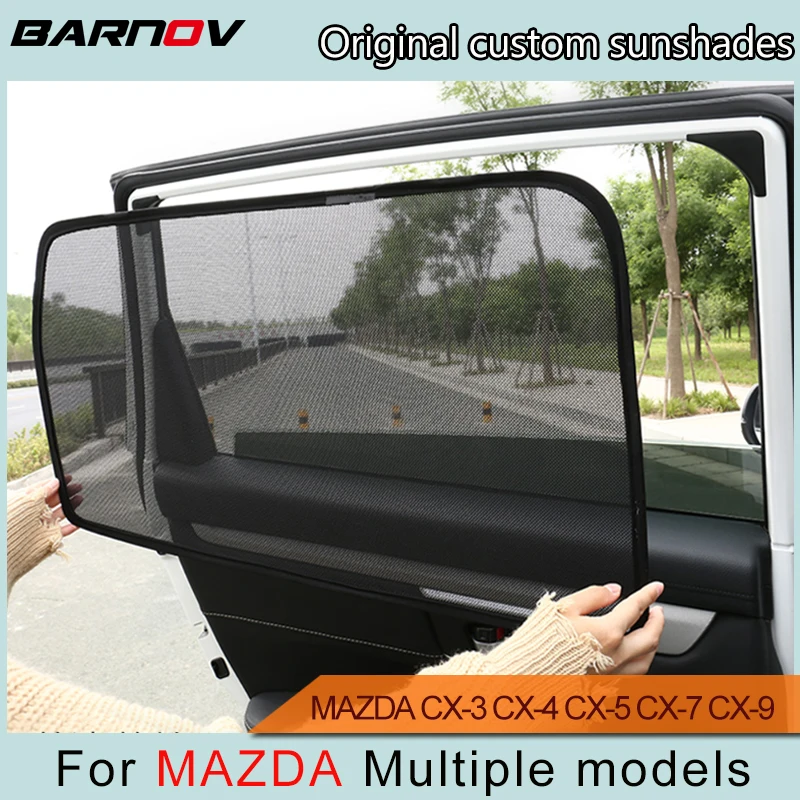 

BARNOV Car Special Curtain Window SunShades Mesh Shade Blind Original Custom For MAZDA HAPPINCX -3 CX-4 CX-5 CX-7 CX-9