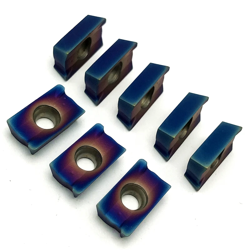 APKT1604 PDTR indexable Milling inserts High-quality Nano blue coating steel processing Carbide Insert Metal lathe tool