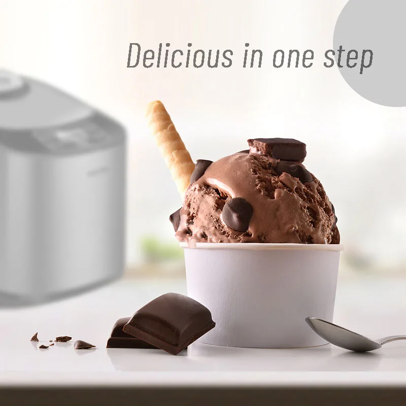 220V Home Full Automatic Mini Ice Cream Machine Household Ice Cream Maker 1.5L 140W Ice Cream Makers Машина для мороженого