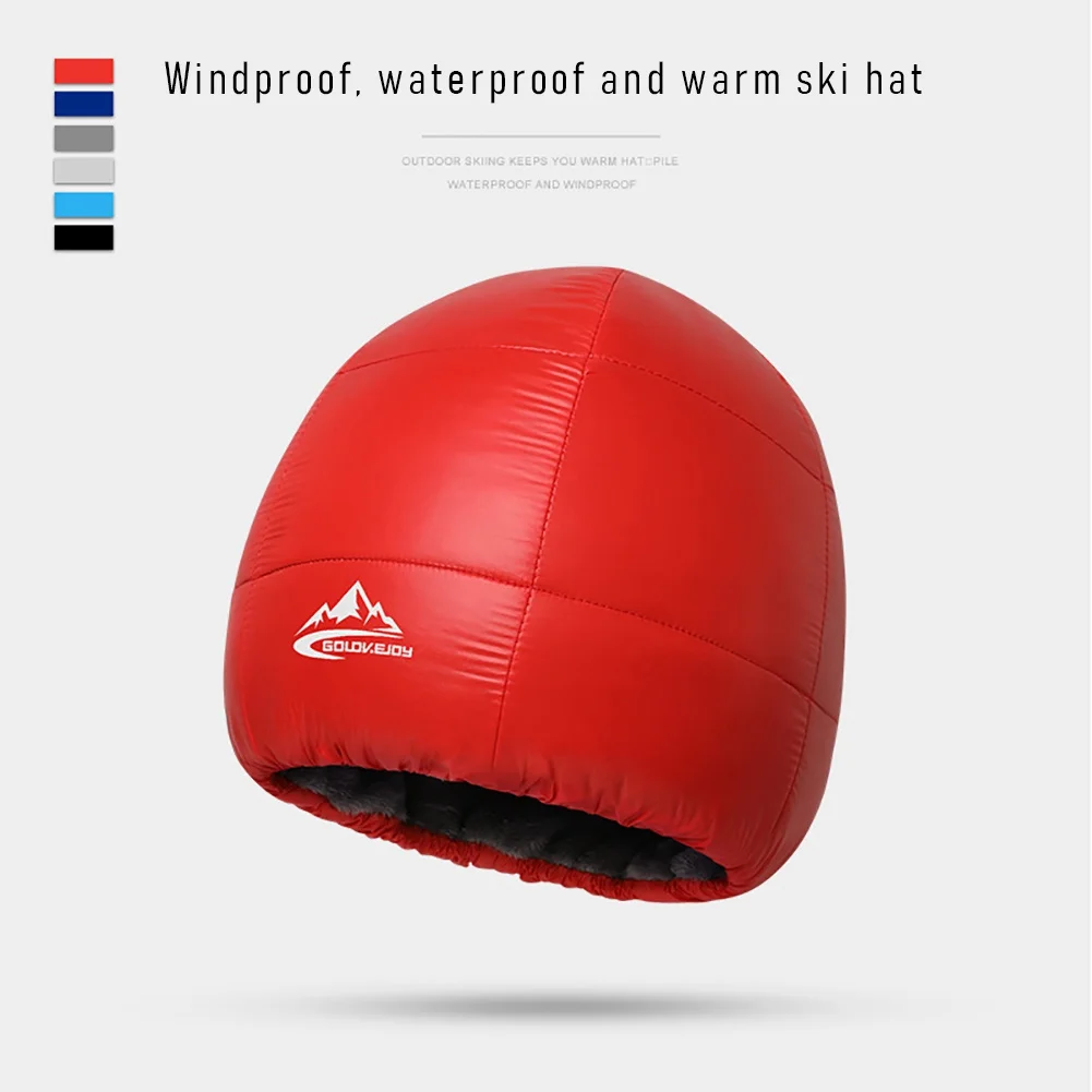 Comfortable Soft Ear Protection Ultralight Cap for Skiing Skating Snowboarding Down Hat Men Women Portable Warm Beanie Hat