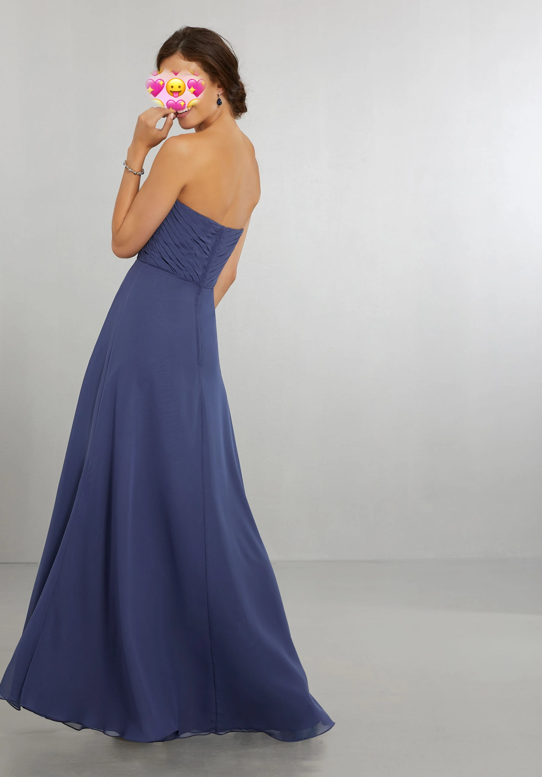 Navy Blue Bruidsmeisje Jurken Voor Vrouwen Sweetheart Lange Formele Toga Kralen Applique Lange Prom Dress 2020