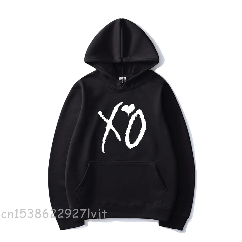 Fashion casual hoodie XO Fashion street print hoodie Sweatshirt men and Women Harajuku Sport pullover top