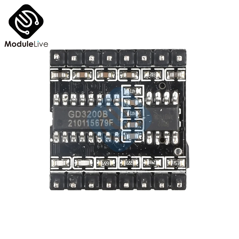 1Pcs DFPlayer Mini MP3 Player Modul MP3 Stimme Decode Board Für Arduino Unterstützung TF Karte U-Disk IO/Serial Port/AD
