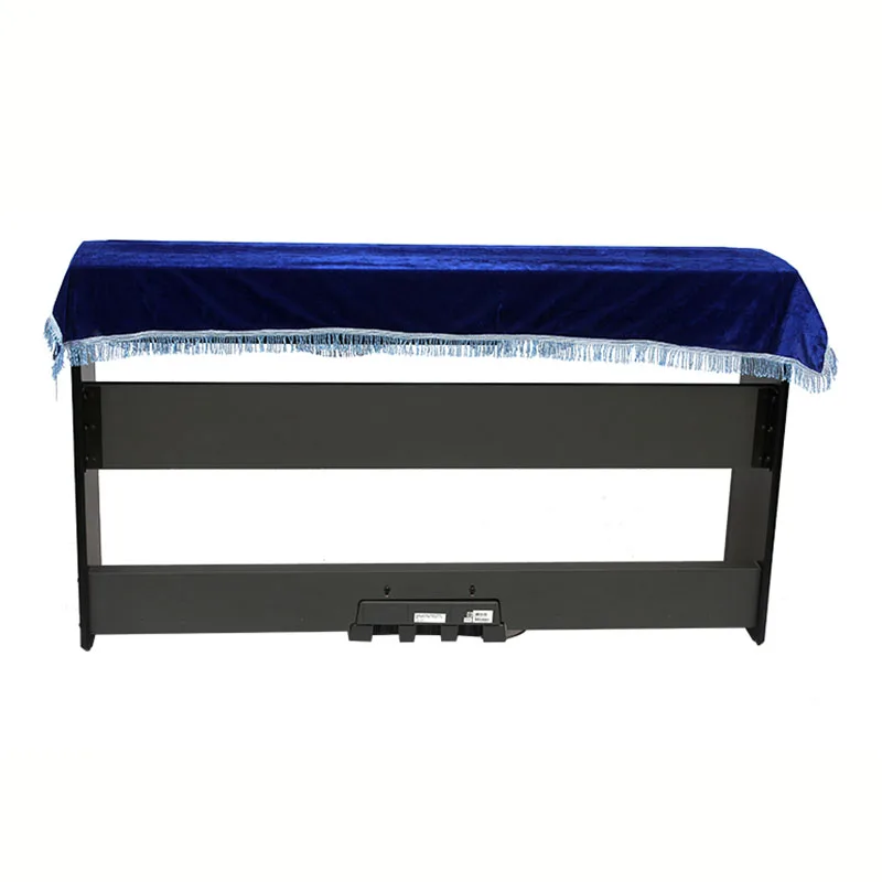 160*60cm electric piano dust cover dustproof flannel 88 key digital tassel piano cover storage household piano cover