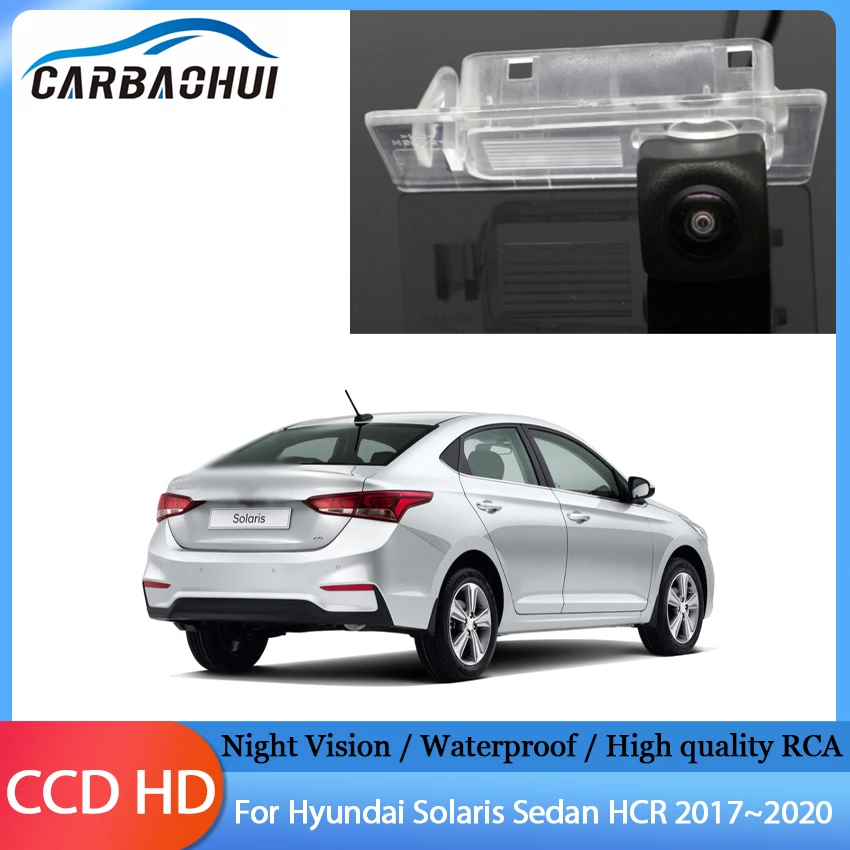 

HD 1280*720 Fisheye Rear View Camera Car Vehicle Reverse Parking Accessories For Hyundai Solaris HCR 2017 2018 2019 2020