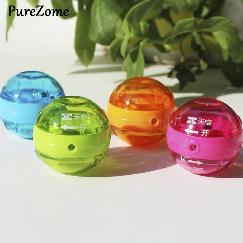 Mini Sacapuntas de plomo de 2,0mm con doble agujero para escuela, suministros de oficina, papelería, regalo para niños